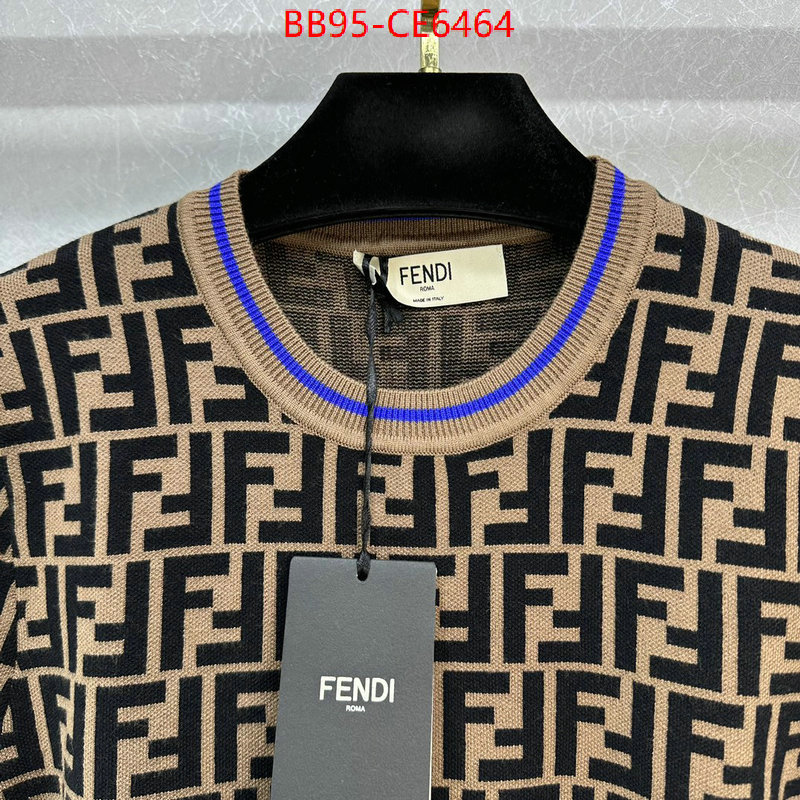 Clothing-Fendi,7 star quality designer replica ID: CE6464,$: 95USD