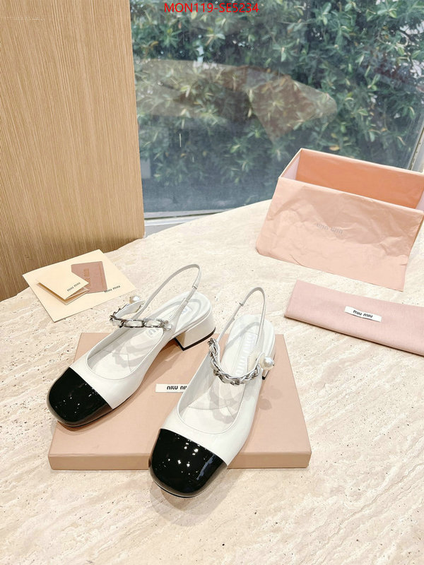 Women Shoes-Miu Miu,only sell high-quality ID: SE5234,$: 119USD