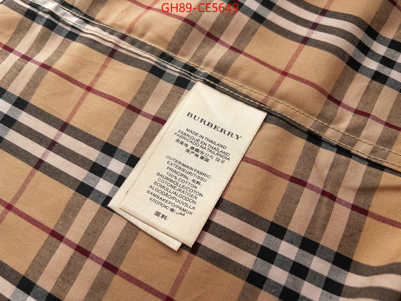 Clothing-Burberry,cheap ID: CE5649,$: 89USD