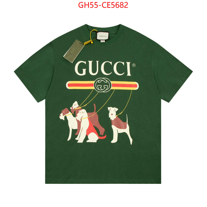 Clothing-Gucci,where can i buy the best 1:1 original ID: CE5682,$: 55USD