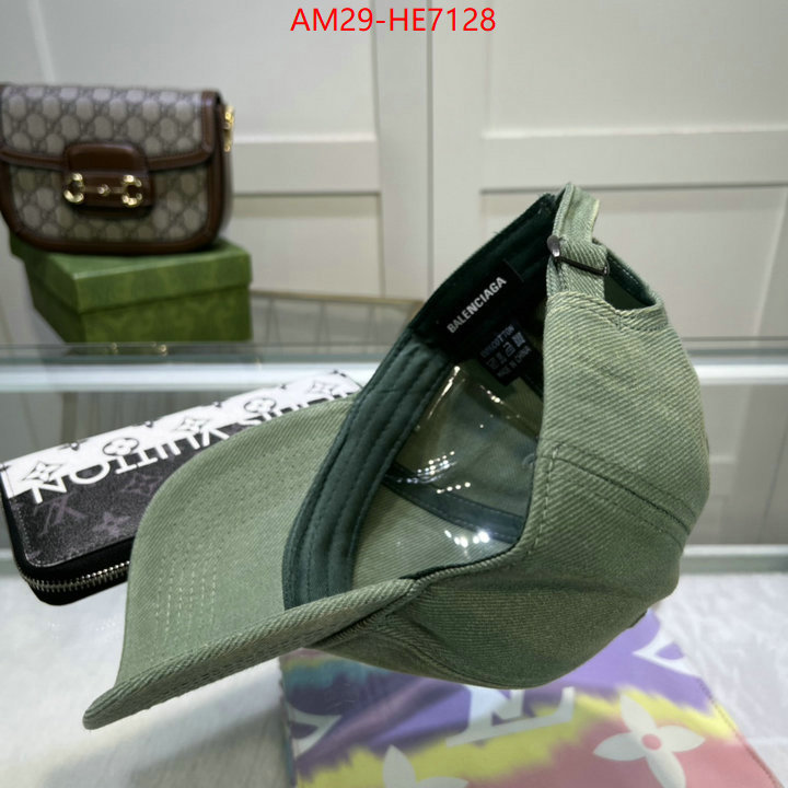 Cap (Hat)-Balenciaga,only sell high-quality ID: HE7128,$: 29USD