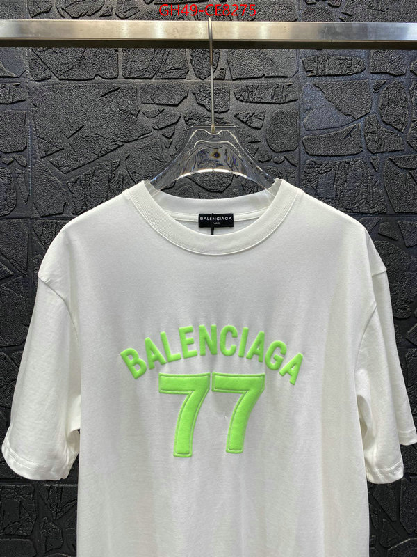 Clothing-Balenciaga,practical and versatile replica designer ID: CE8275,$: 49USD