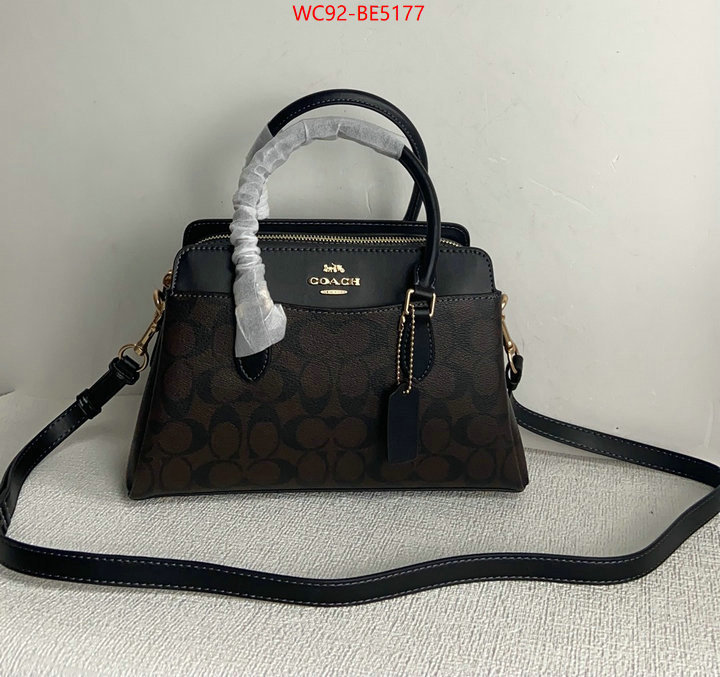 Coach Bags(4A)-Handbag-,buy top high quality replica ID: BE5177,$: 92USD