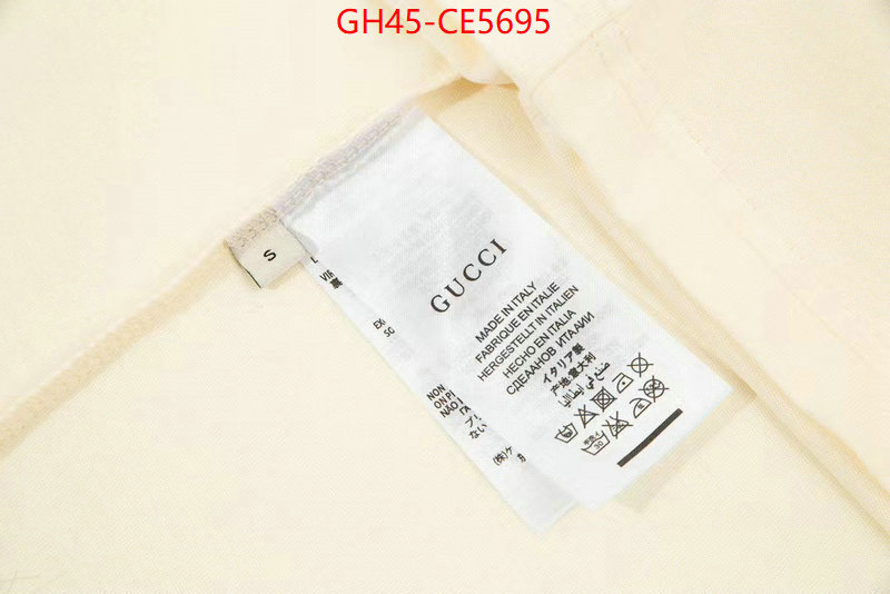 Clothing-Gucci,what is a 1:1 replica ID: CE5695,$: 45USD