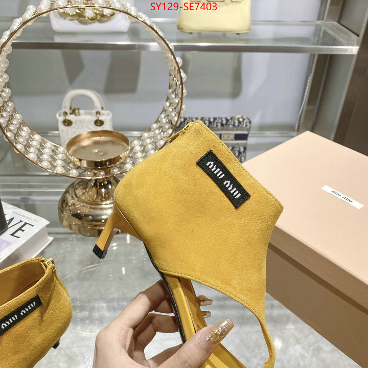 Women Shoes-Miu Miu,buy the best replica ID: SE7403,$: 129USD