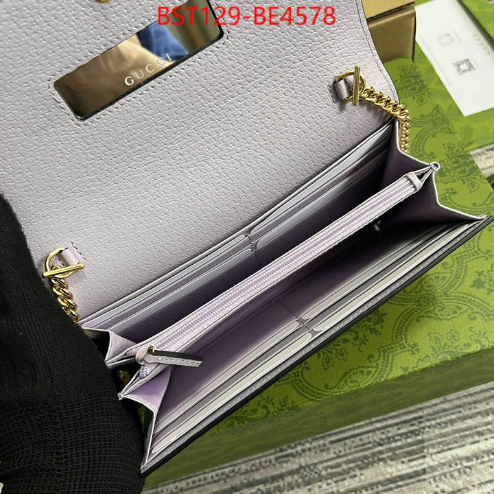 Gucci Bags(TOP)-Diagonal-,wholesale designer shop ID: BE4578,$: 129USD
