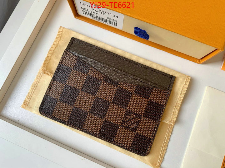 LV Bags(4A)-Wallet,sale outlet online ID: TE6621,$: 29USD