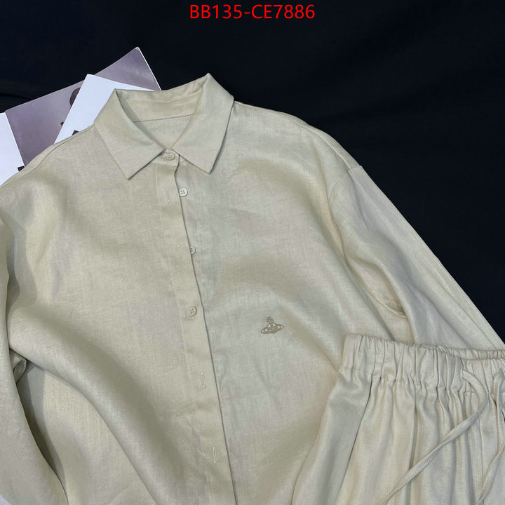 Clothing-Vivienne Westwood,brand designer replica ID: CE7886,$: 135USD