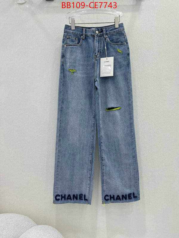 Clothing-Chanel,cheap high quality replica ID: CE7743,$: 109USD