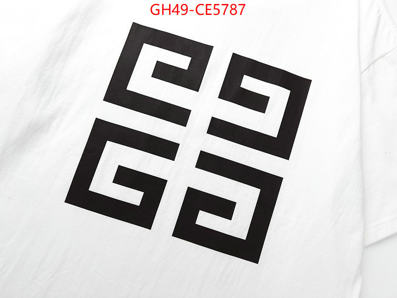 Clothing-Givenchy,the highest quality fake ID: CE5787,$: 49USD