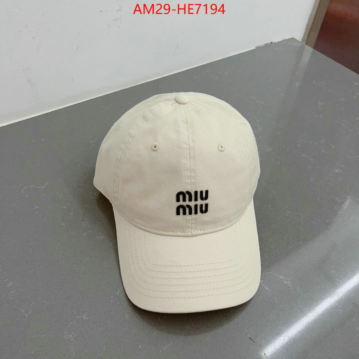 Cap (Hat)-Miu Miu,buy the best replica ID: HE7194,$: 29USD