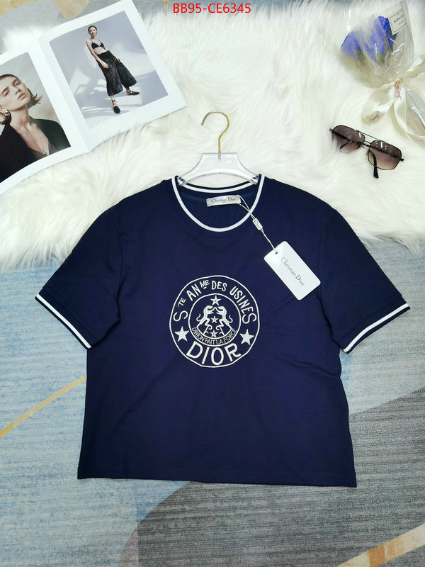 Clothing-Dior,brand designer replica ID: CE6345,$: 95USD