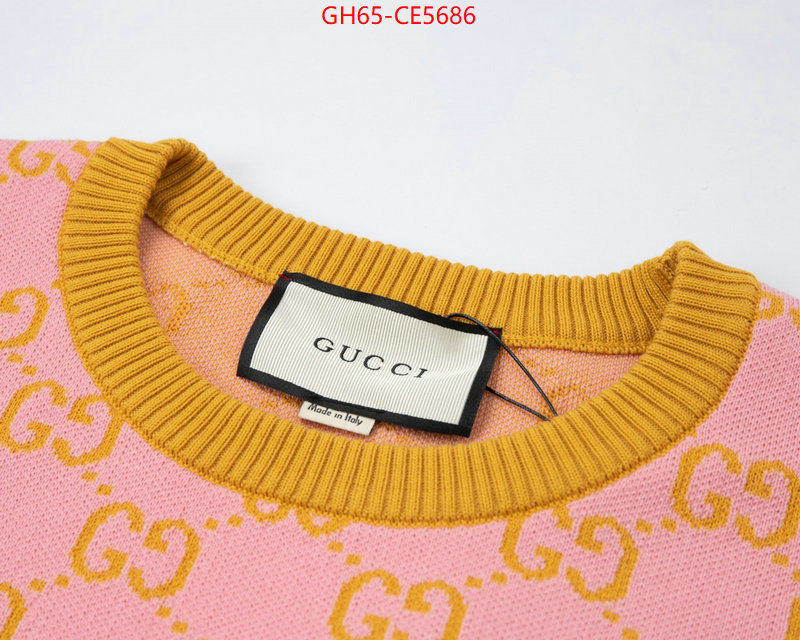 Clothing-Gucci,1:1 ID: CE5686,$: 65USD