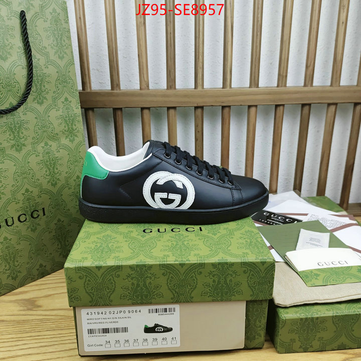Men Shoes-Gucci,luxury fake ID: SE8957,$: 95USD