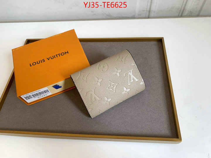 LV Bags(4A)-Wallet,highest quality replica ID: TE6625,$: 35USD