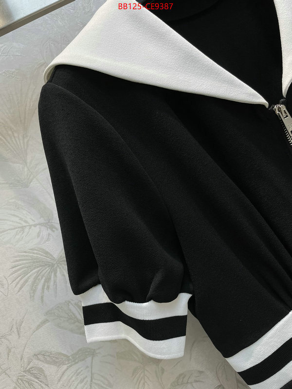 Clothing-Prada,best aaaaa ID: CE9387,$: 125USD