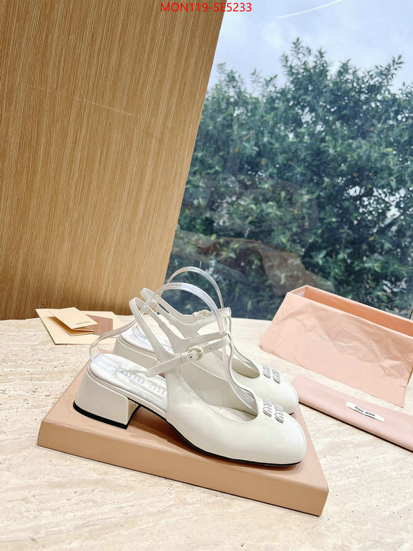 Women Shoes-Miu Miu,luxury cheap ID: SE5233,$: 119USD