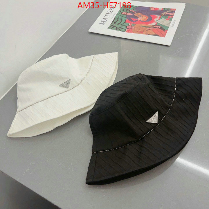 Cap (Hat)-Prada,7 star quality designer replica ID: HE7198,$: 35USD