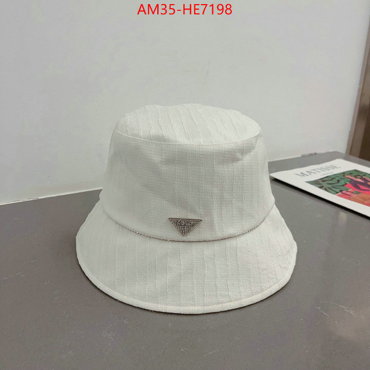 Cap (Hat)-Prada,7 star quality designer replica ID: HE7198,$: 35USD