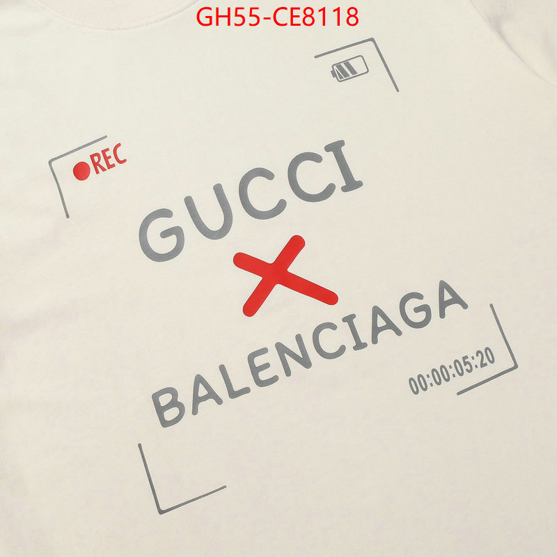 Clothing-Gucci,replica wholesale ID: CE8118,$: 55USD