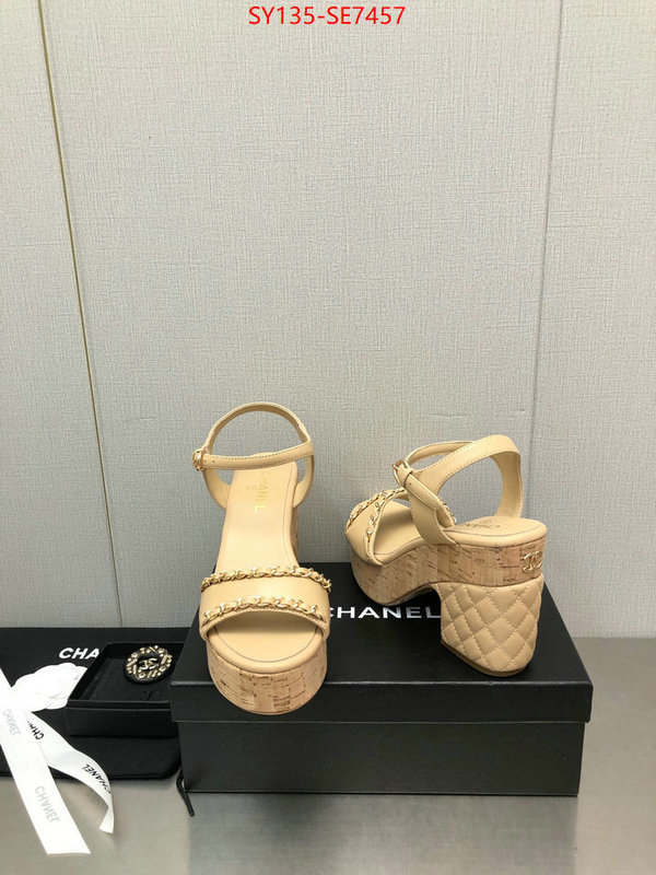 Women Shoes-Chanel,designer 1:1 replica ID: SE7457,$: 135USD