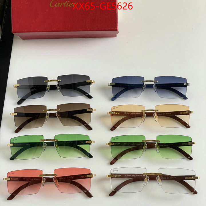 Glasses-Cartier,wholesale replica ID: GE5626,$: 65USD