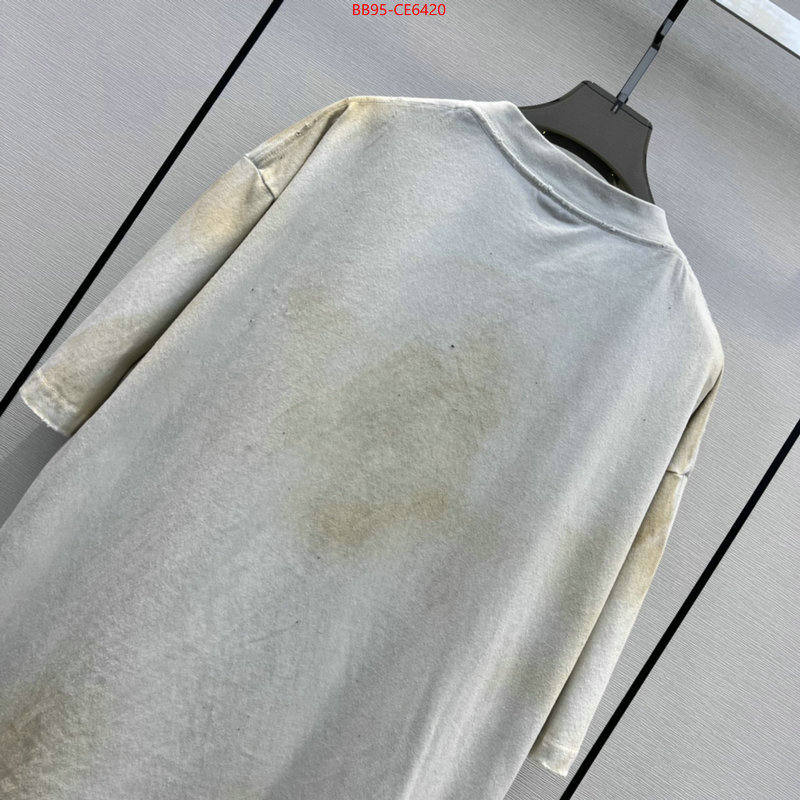 Clothing-Balenciaga,where to buy replicas ID: CE6420,$: 95USD