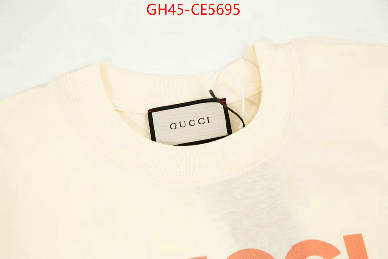 Clothing-Gucci,what is a 1:1 replica ID: CE5695,$: 45USD