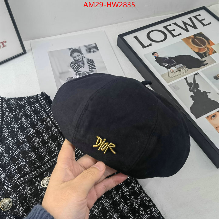 Cap (Hat)-Dior,top quality fake ID: HW2835,$: 29USD