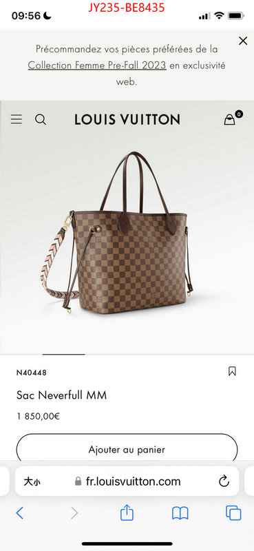 LV Bags(TOP)-Neverfull-,quality replica ID: BE8435,$: 235USD