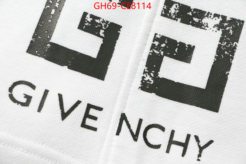 Clothing-Givenchy,replica wholesale ID: CE8114,$: 69USD