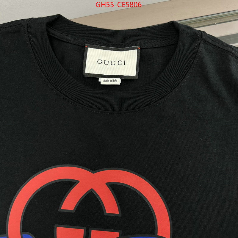 Clothing-Gucci,can you buy knockoff ID: CE5806,$: 55USD