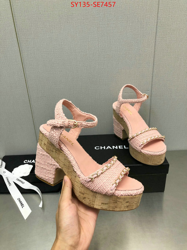 Women Shoes-Chanel,designer 1:1 replica ID: SE7457,$: 135USD