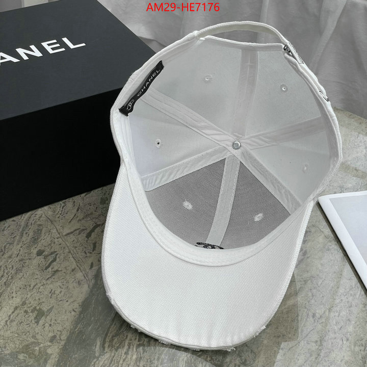 Cap (Hat)-Chanel,mirror copy luxury ID: HE7176,$: 29USD