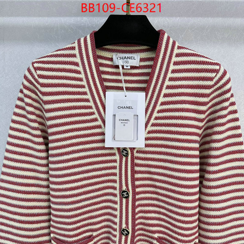 Clothing-Chanel,high quality online ID: CE6321,$: 109USD