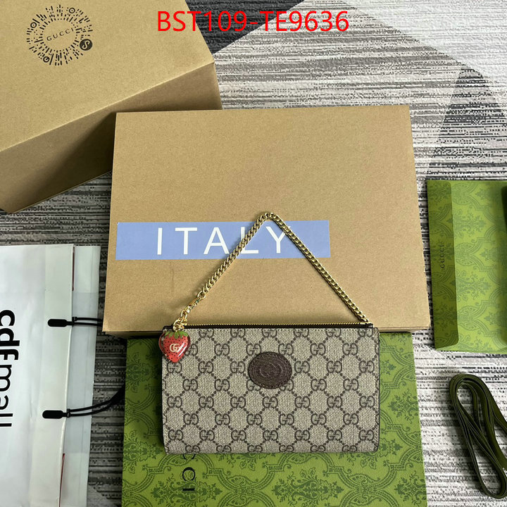 Gucci Bags(TOP)-Wallet-,counter quality ID: TE9636,$: 109USD