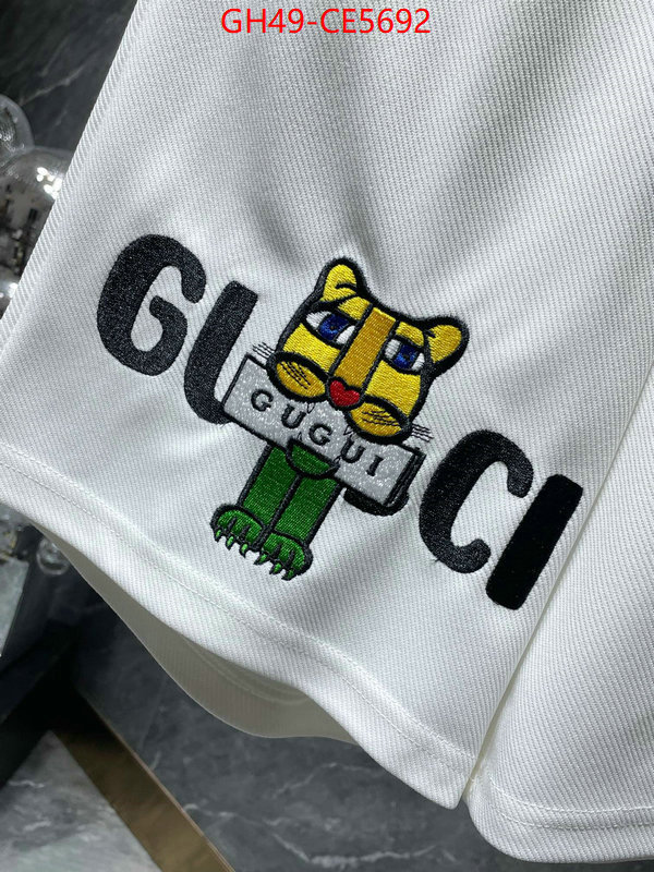 Clothing-Gucci,replica ID: CE5692,$: 49USD