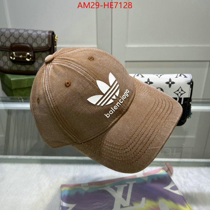 Cap (Hat)-Balenciaga,only sell high-quality ID: HE7128,$: 29USD