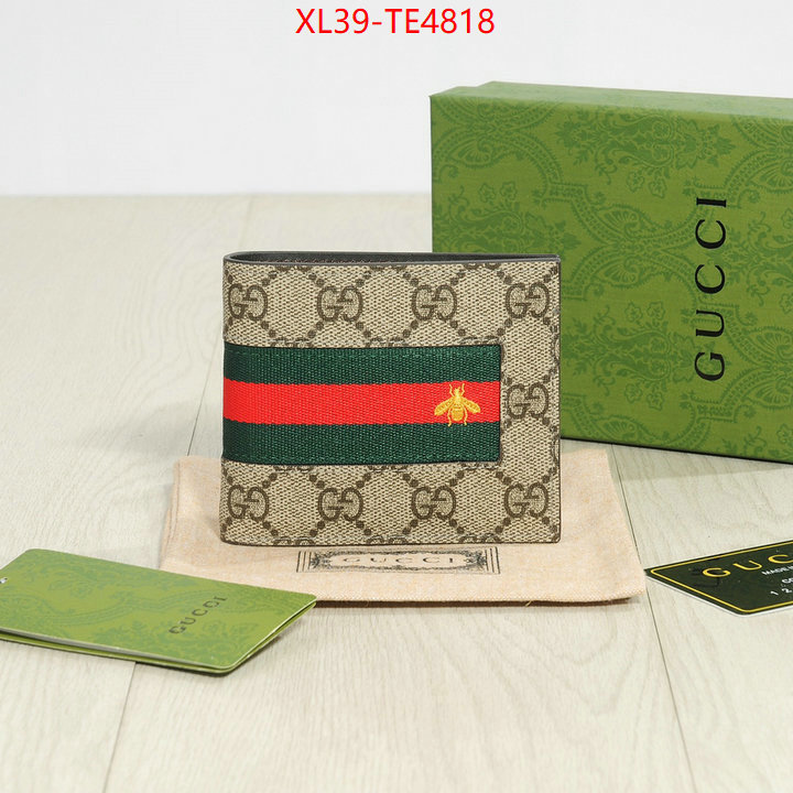 Gucci Bags(4A)-Wallet-,high quality replica designer ID: TE4818,$: 39USD