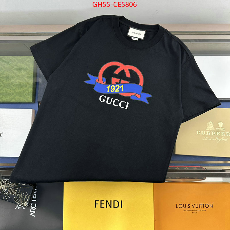 Clothing-Gucci,can you buy knockoff ID: CE5806,$: 55USD