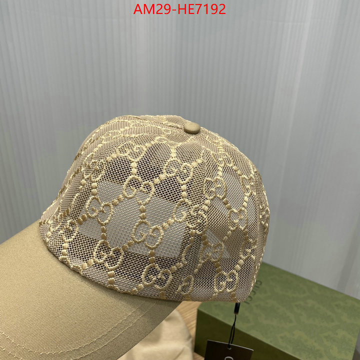 Cap (Hat)-Gucci,the best ID: HE7192,$: 29USD