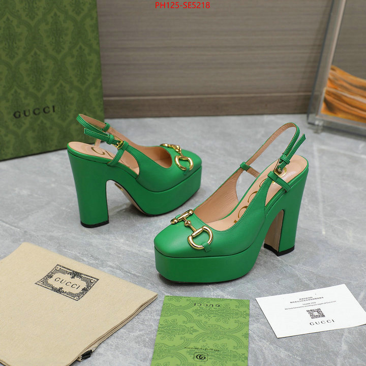 Women Shoes-Gucci,fashion replica ID: SE5218,$: 125USD