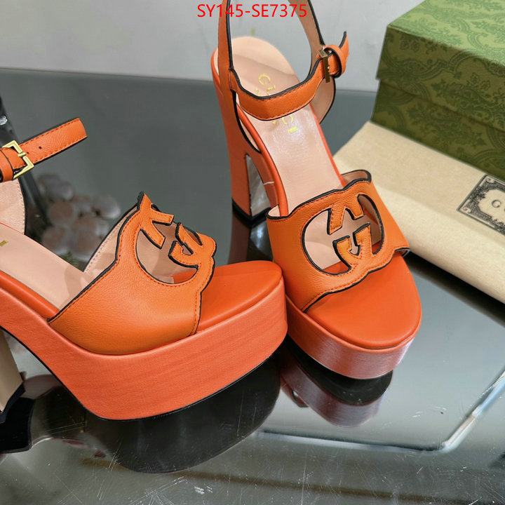 Women Shoes-Gucci,aaaaa replica designer ID: SE7375,$: 145USD