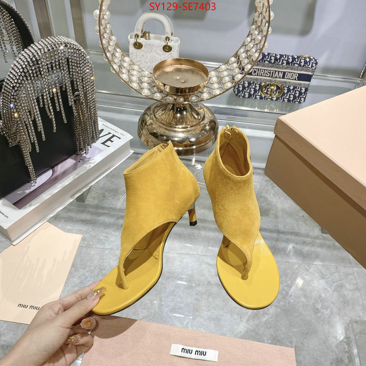 Women Shoes-Miu Miu,buy the best replica ID: SE7403,$: 129USD