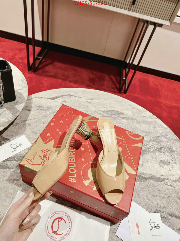 Women Shoes-Christian Louboutin,aaaaa+ replica ID: SE7360,$: 125USD