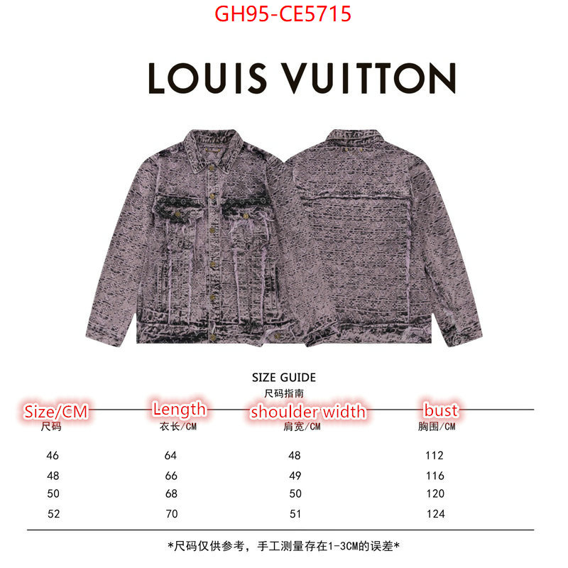 Clothing-LV,cheap replica ID: CE5715,$: 95USD