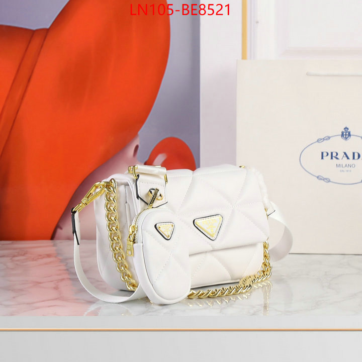 Prada Bags(4A)-Diagonal-,replica aaaaa+ designer ID: BE8521,$: 105USD