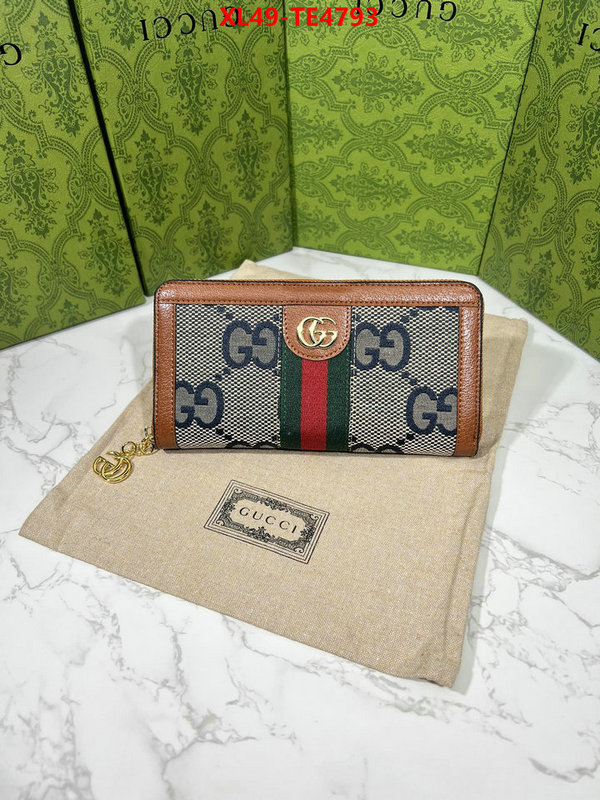 Gucci Bags(4A)-Wallet-,knockoff highest quality ID: TE4793,$: 49USD