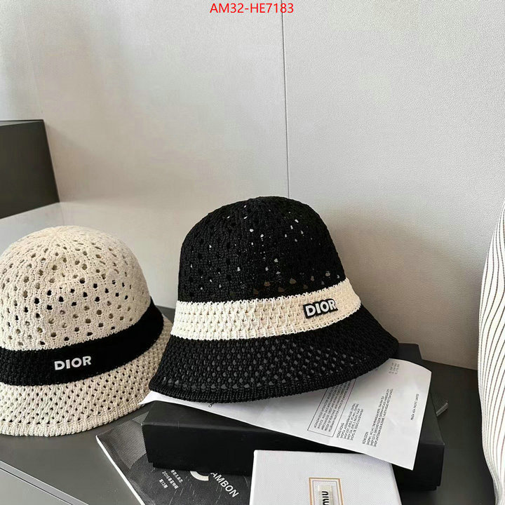 Cap (Hat)-Dior,first copy ID: HE7183,$: 32USD
