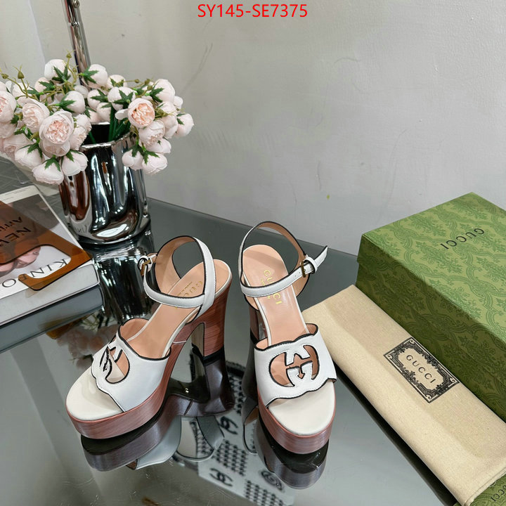 Women Shoes-Gucci,aaaaa replica designer ID: SE7375,$: 145USD